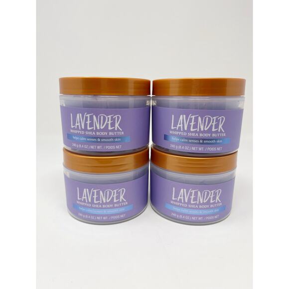 4x TREE HUT Lavender Whipped Shea Body Butter 8.4oz NEW Vanilla Calming - Picture 1 of 5
